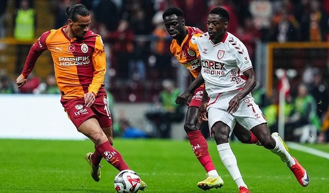 Galatasaray uzatmada bulduğu golle Samsunspor’u 3-2 mağlup etti