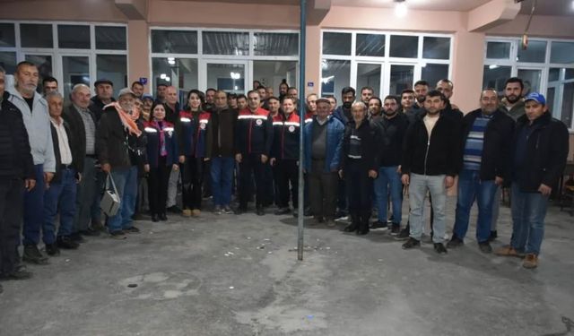 Germencik’te şap hastalığı bilgilendirme toplantısı yapıldı
