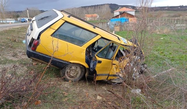 İki araç çarpıştı: 2’si çocuk 6 yaralı