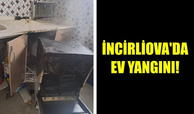 İncirliova’da ev yangını!