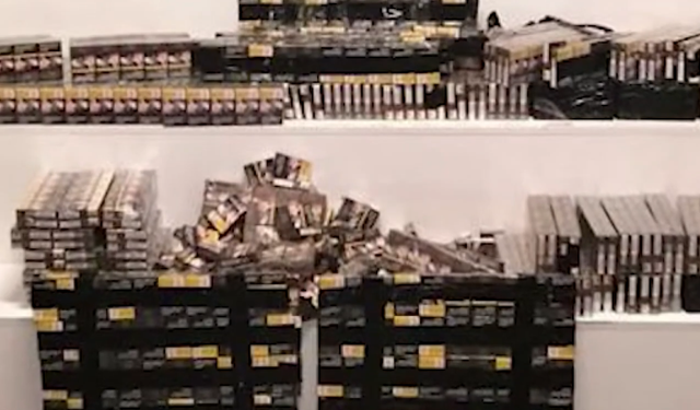 Kaçak sigara ve sahte alkol ele geçirildi