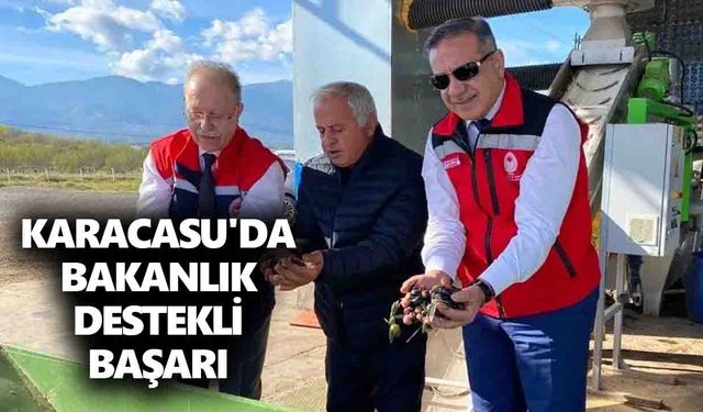 Karacasu'da bakanlık destekli başarı