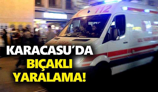 Karacasu’da bıçaklı yaralama!