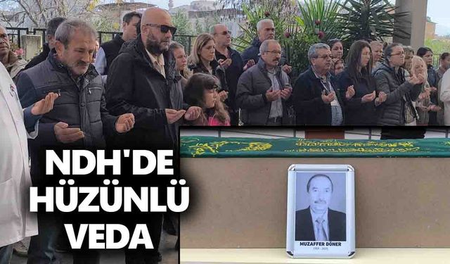 Nazilli Devlet Hastanesi'nde hüzünlü veda: Görev yaptığı hastanede uğurlandı