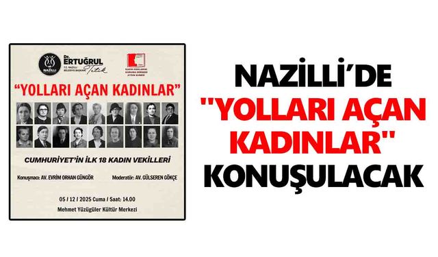 Nazilli'de 5 Aralık etkinliği