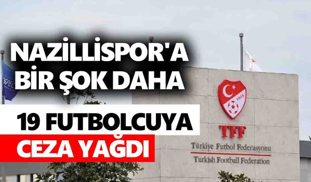 Nazillispor'a bir şok daha