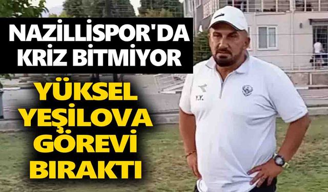 Nazillispor'da kriz bitmiyor