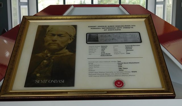 Seyit Onbaşı’nın 20 yaşındaki fotoğrafı gün yüzüne çıktı