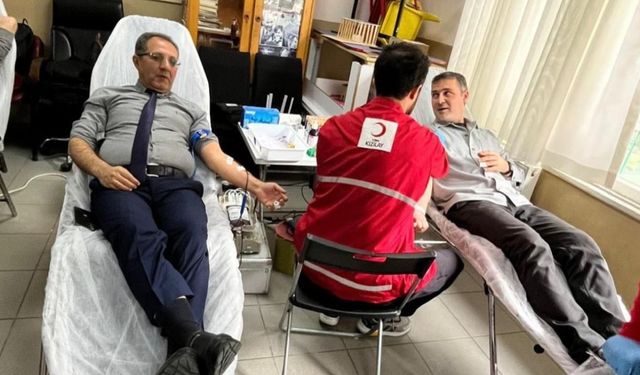 Söke Seyda Fırat İlkokulundan hayat kurtaran ‘kan’panya