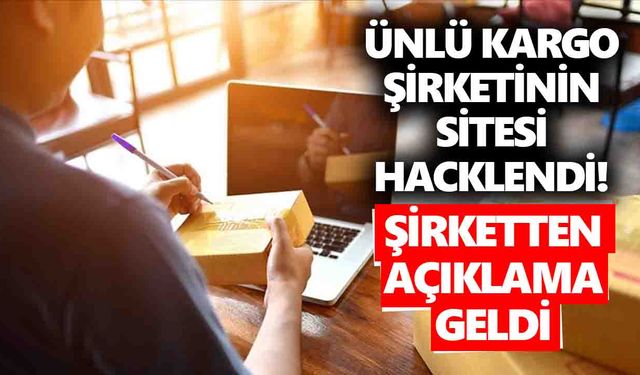 Ünlü kargo şirketinin sitesi hacklendi!