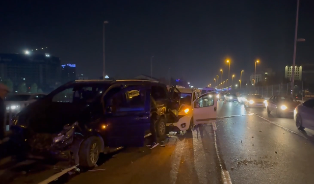 Zincirleme kaza: 1’i ağır 2 yaralı