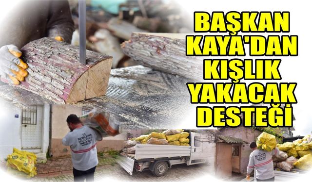 Başkan Kaya’dan kışlık yakacak desteği