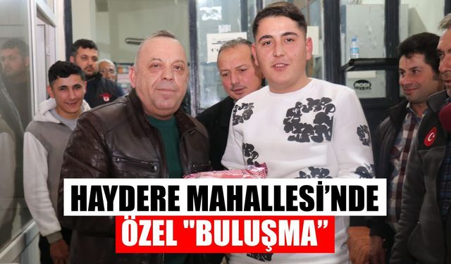 Başkan Özel vatandaşın yanında