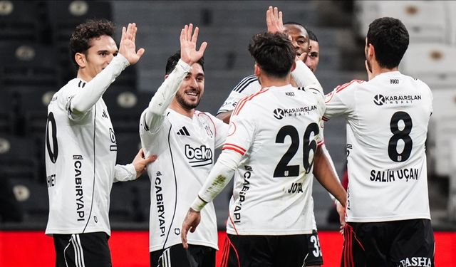 Beşiktaş’tan 3 gollü zafer