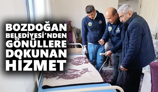 Bozdoğan Belediyesi’nden gönüllere dokunan hizmet