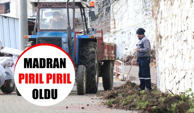 Bozdoğan’da belediye temizlik mesaisi yaptı