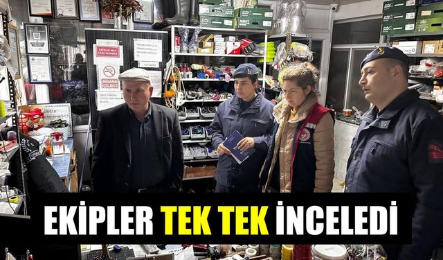 Bozdoğan'da patlayıcı denetimi