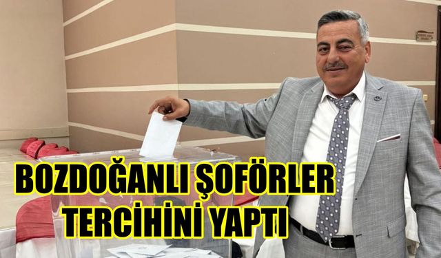 Bozdoğanlı şoförler tercihini yaptı