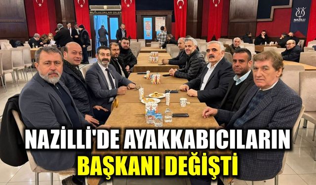 Nazilli'de İhsan Boru yeni başkan seçildi