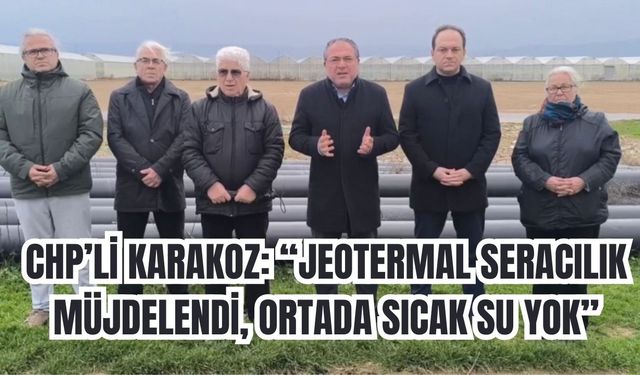 Jeotermal vaadi boşa düştü, Efeler’de seralar susuz kaldı