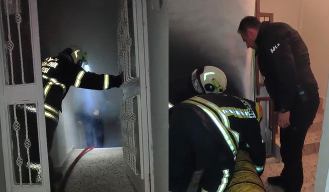 Nazilli’de korkutan yangın: Facianın eşiğinden dönüldü