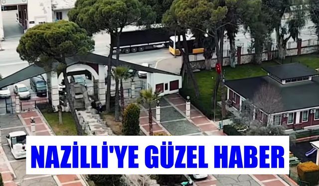 Aydın Büyükşehir Belediyesi’nden Nazilli’ye güzel haber