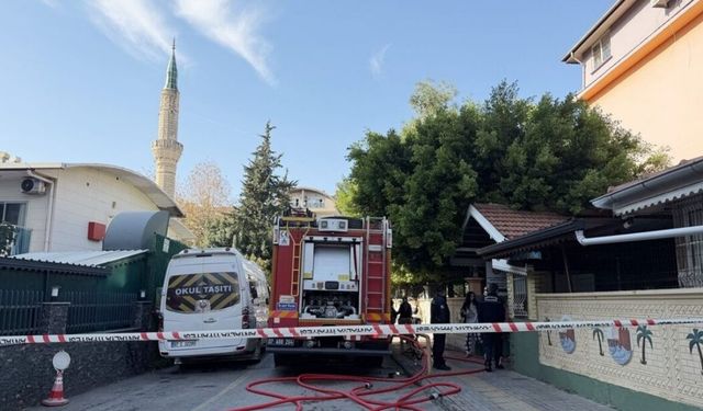 Okulda yangın çıktı! Eğitime ara verildi