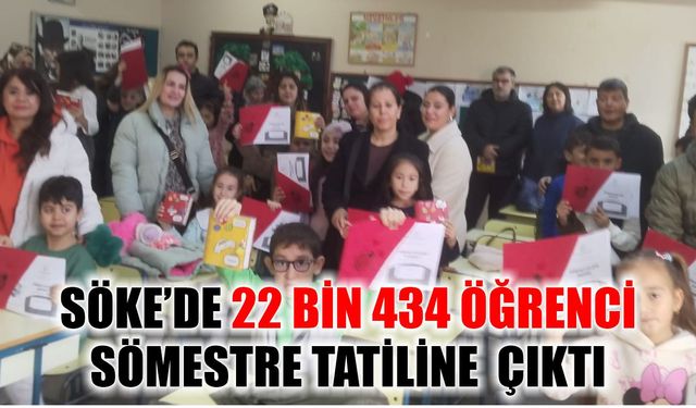 Söke'de 22 bin 434 öğrenci sömestre tatiline çıktı