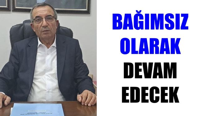 Söke’de Şevki Kaya, meclis üyeliğine bağımsız devam edecek