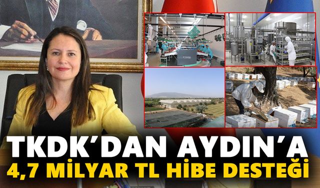 TKDK’dan Aydın’a 4,7 milyar TL hibe desteği