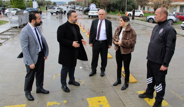 Aydın KYK güzergâhındaki yol hasarı yerinde incelendi