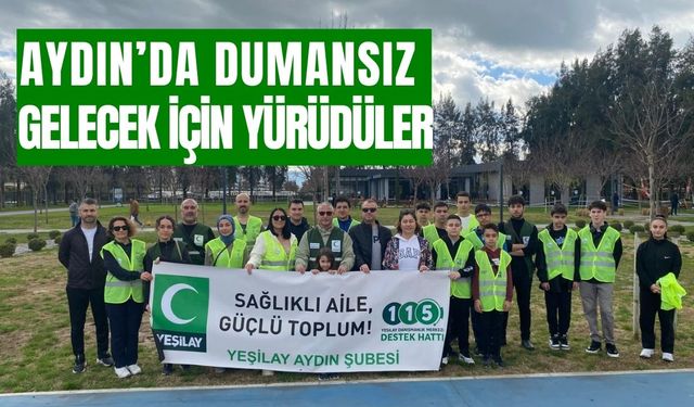 Aydın’da dumansız gelecek için yürüdüler