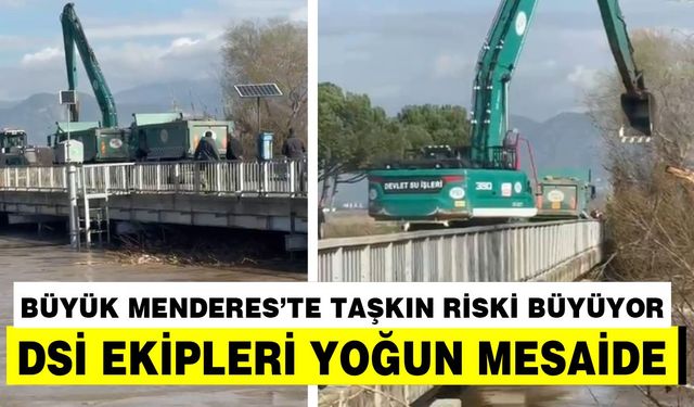 Aydın'da tarlalar göle döndü