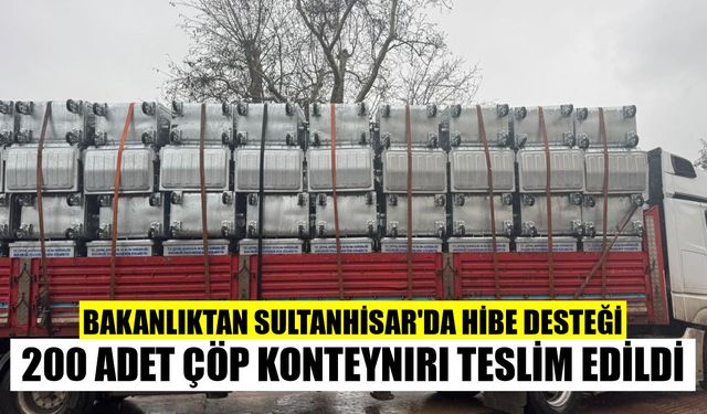 Bakanlıktan Sultanhisar'da hibe desteği