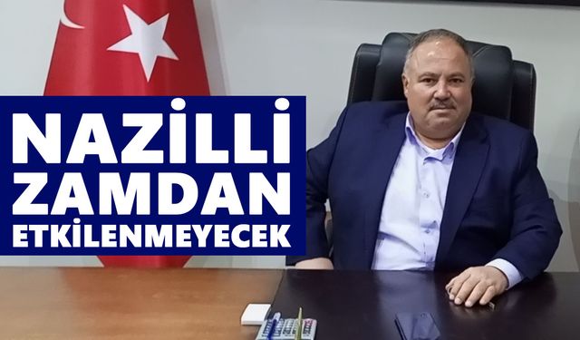 Başkan Şenkal müjdeyi verdi! Nazilli zamdan etkilenmeyecek