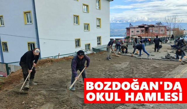 Bozdoğan'da okul hamlesi