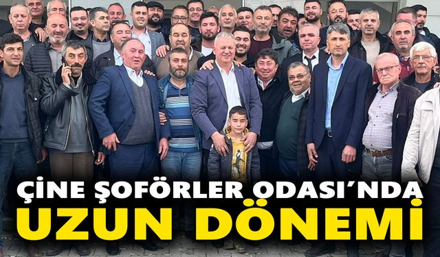 Çine Şoförler Odası’nda Uzun dönemi