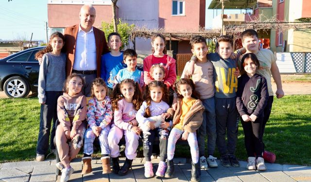 Çine’de Başkan Mehmet Kıvrak çocuklara sözünü tuttu