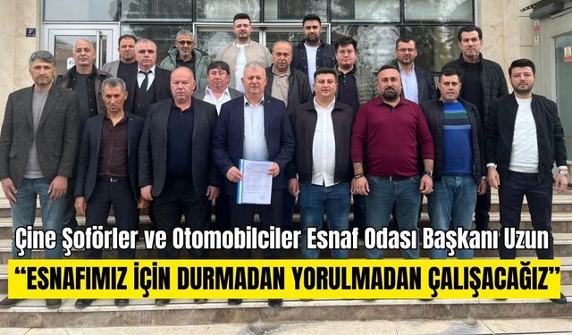 Çine’de başkan Uzun mazbatasını aldı