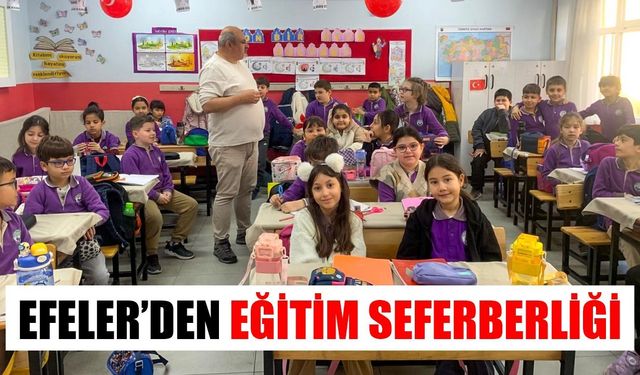Efeler’de çocuklara “sıfır atık” bilinci veriliyor