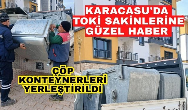 Karacasu'da TOKİ sakinlerine güzel haber