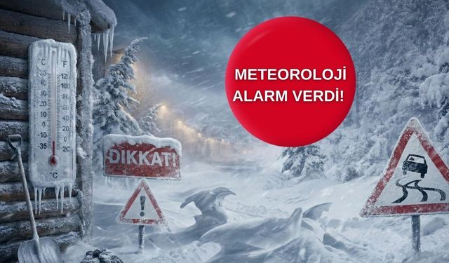 Meteoroloji haritayı güncelledi! Bu illeri kar, fırtına ve sağanak vuracak