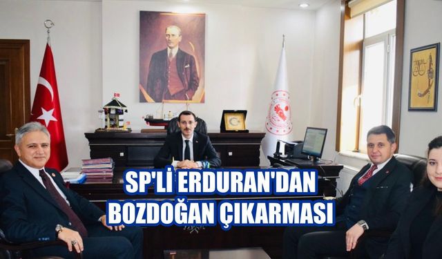 SP'li Erduran'dan Bozdoğan çıkarması