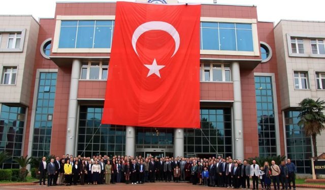 Aydın ADÜ personeli bayramlaştı