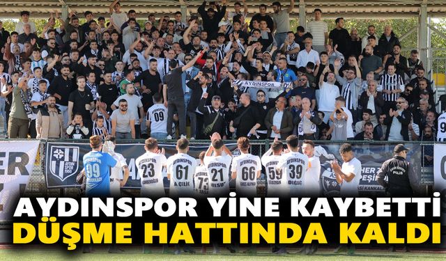 Aydınspor yine kaybetti, düşme hattında kaldı