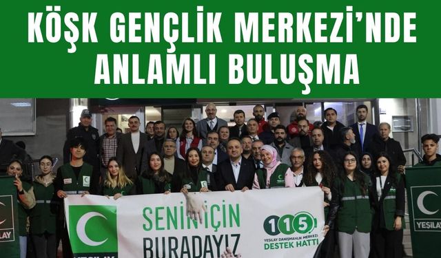 Bakan Yardımcısı Enes Eminoğlu Köşk’te gençlerle buluştu