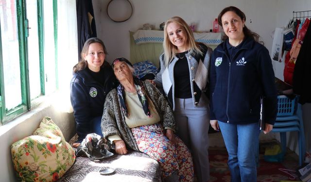 Bozdoğan’da belediye yaşlı ve engellilerin yanında