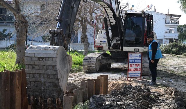 Büyükşehir’den Kuşadası’na altyapı yatırımı