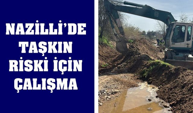 DSİ'den Nazilli'de dere ıslahı çalışması