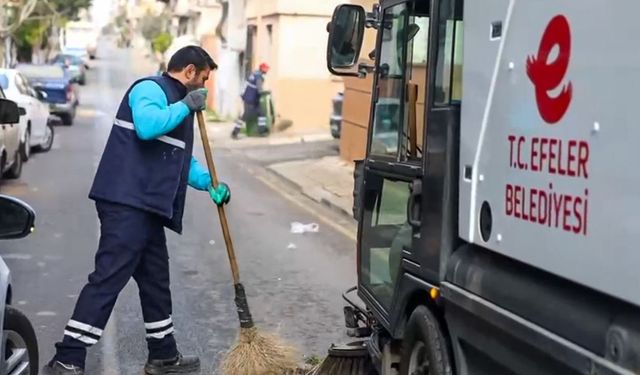 Efeler’de bayram öncesi temizlik seferberliği